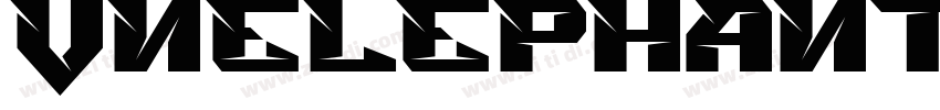VNelephant Regular字体转换